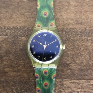 COPY - Swatch Watch 2002 gg 199 lucesca peacock